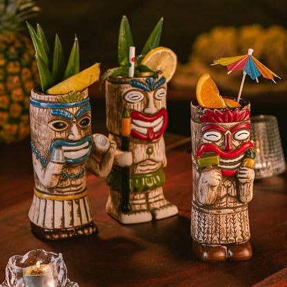 TikiVibe: Hawaiian Style Ceramic Cocktail Mug