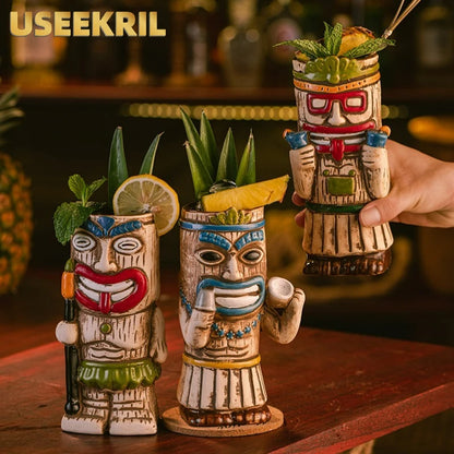 TikiVibe: Hawaiian Style Ceramic Cocktail Mug