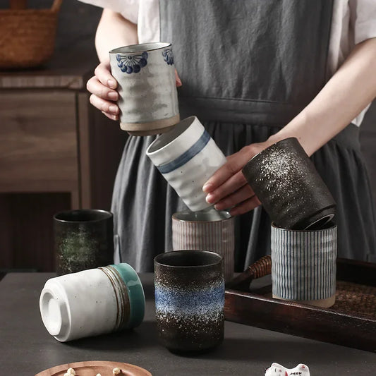 ZenFlow: Japanese-Style Ceramic Water Cup