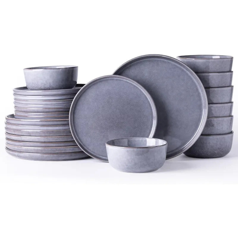 EnduraGlow: AmorArc Stoneware Dinnerware Set