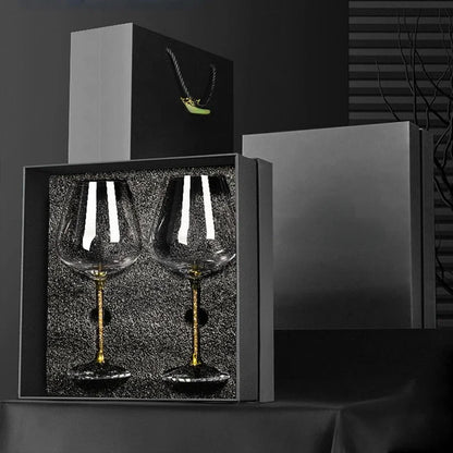 CrystalEuphoria: Luxury Wine & Champagne Glass Set