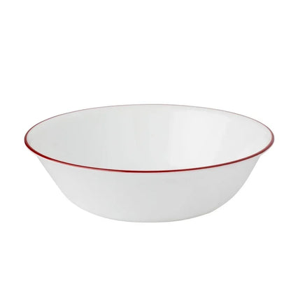 Corelle Radiance: Red & White Elegance Dinnerware Set