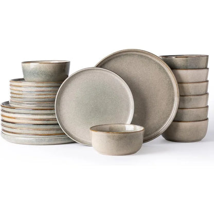 EnduraGlow: AmorArc Stoneware Dinnerware Set