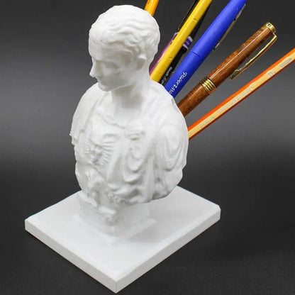 CaesarQuill: Julius Caesar Bust Pen Holder