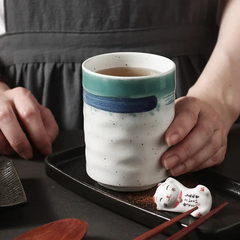 ZenFlow: Japanese-Style Ceramic Water Cup