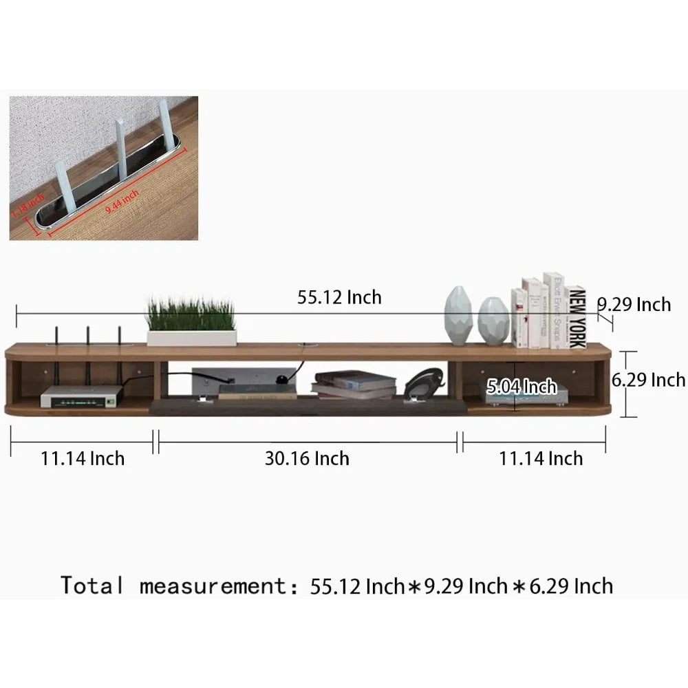 AirView: 55'' Floating Media Console