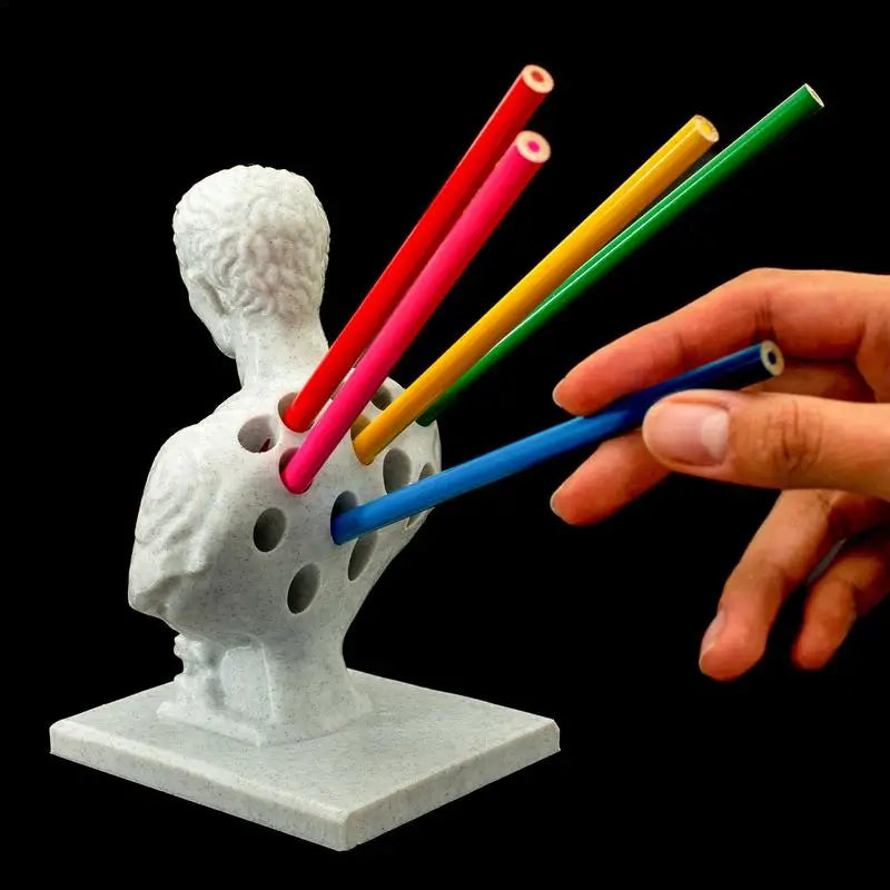 CaesarQuill: Julius Caesar Bust Pen Holder