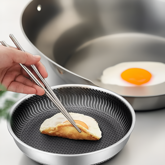 Stainless Steel Wok Pan Double-sided